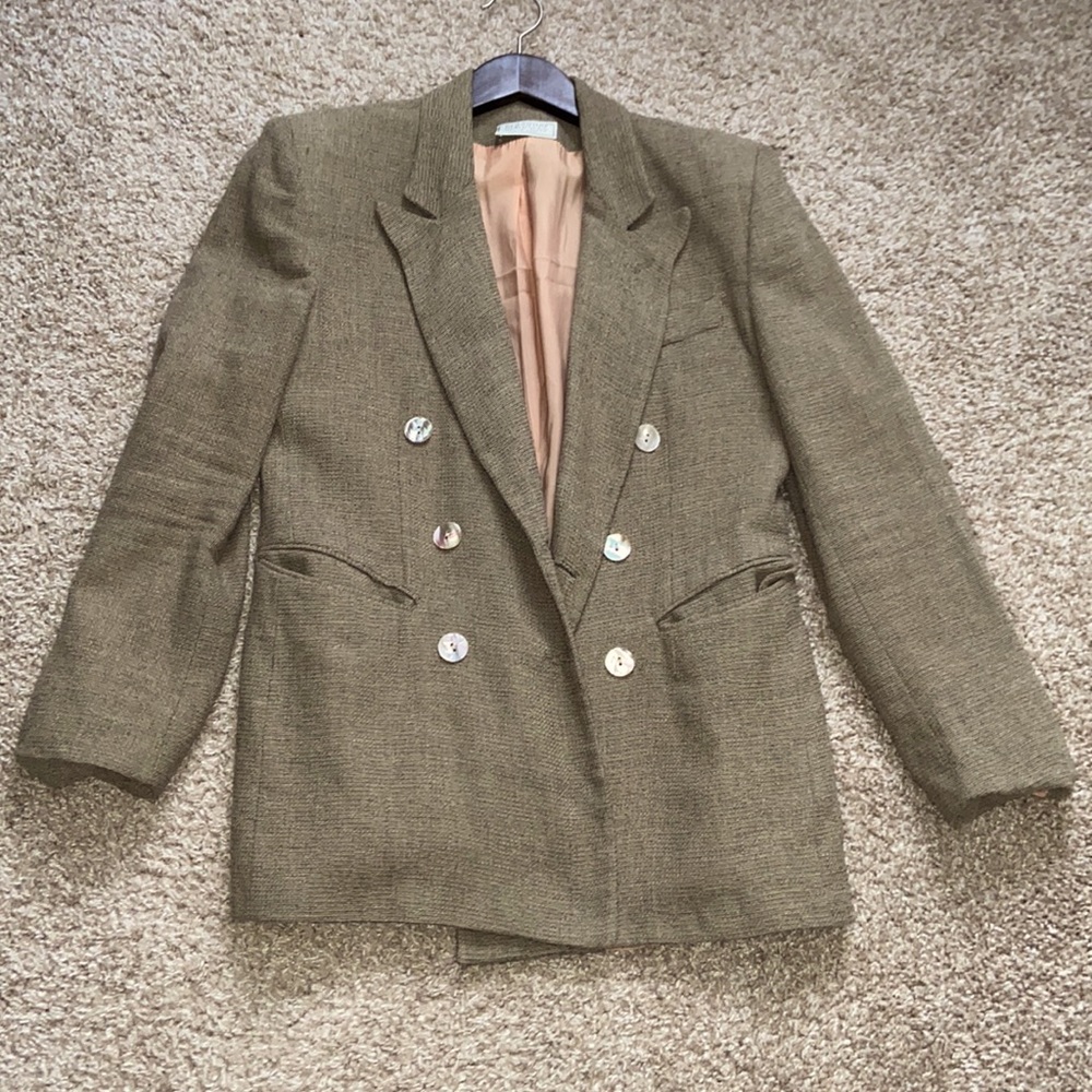BERGFORF GOODMAN SILK WOOL BLAZER VINTAGE